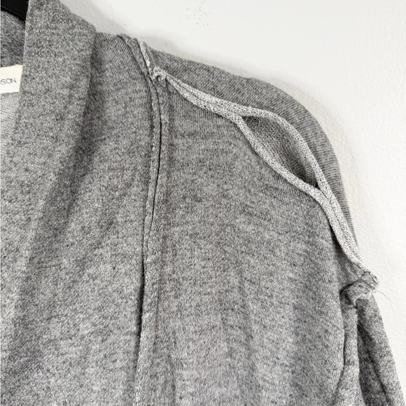 Krista Larson Duster Cardigan Jacket One Size Gray Lagenlook Artsy Fall. - Picture 4 of 6